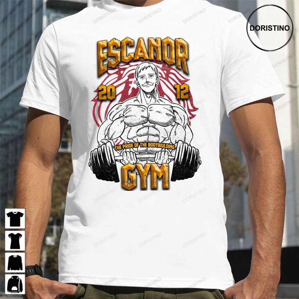 Escanor Gym 2012 Seven Deadly Sins Awesome Shirts